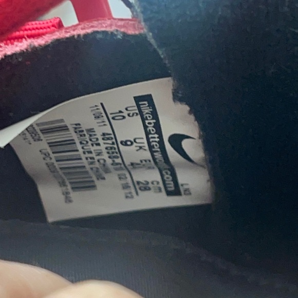 Nike Air Diamond Turf II Varsity Red Gold Size 10 (2012) Box and receipt - Picture 11 of 16